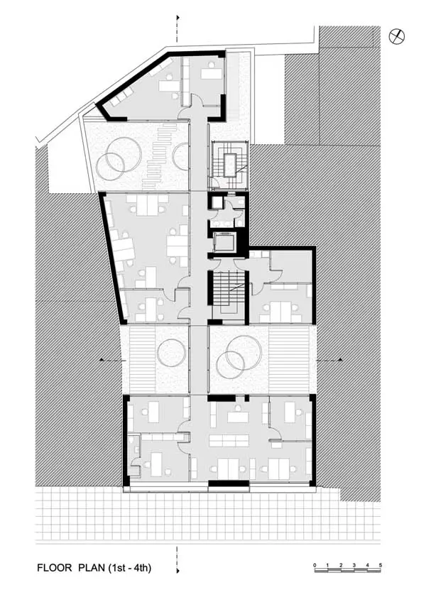 office building floor plans. Typical Office Floor Plan (1st