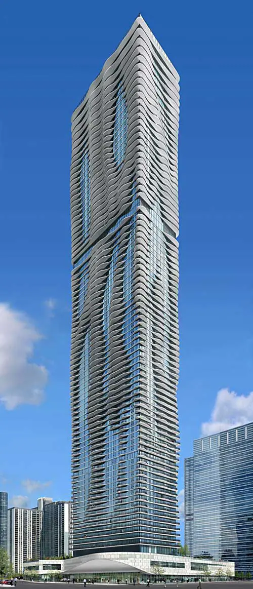Aqua Tower Chicago, Skyscraper - e-architect
