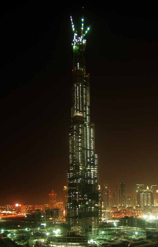 dubai tower facts. Burj Dubai : information on