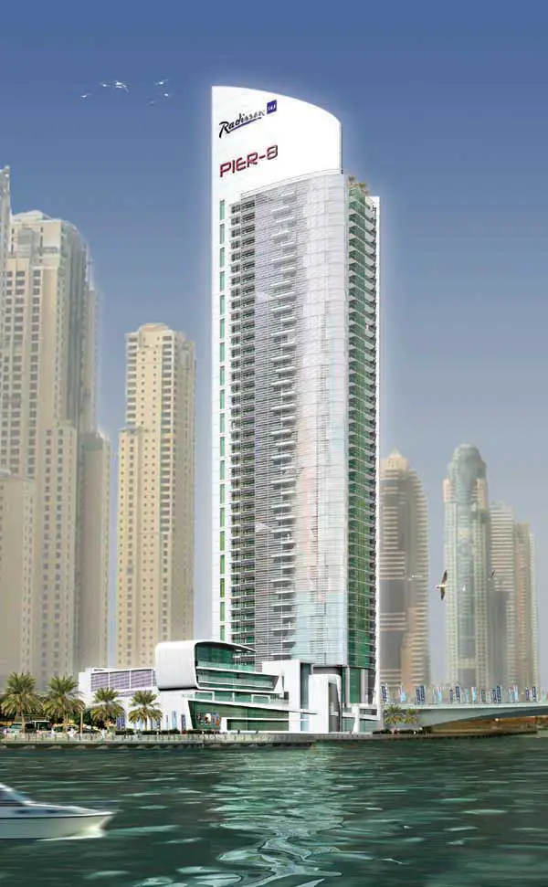buildings in dubai. Pier 8 Dubai - Tower Building