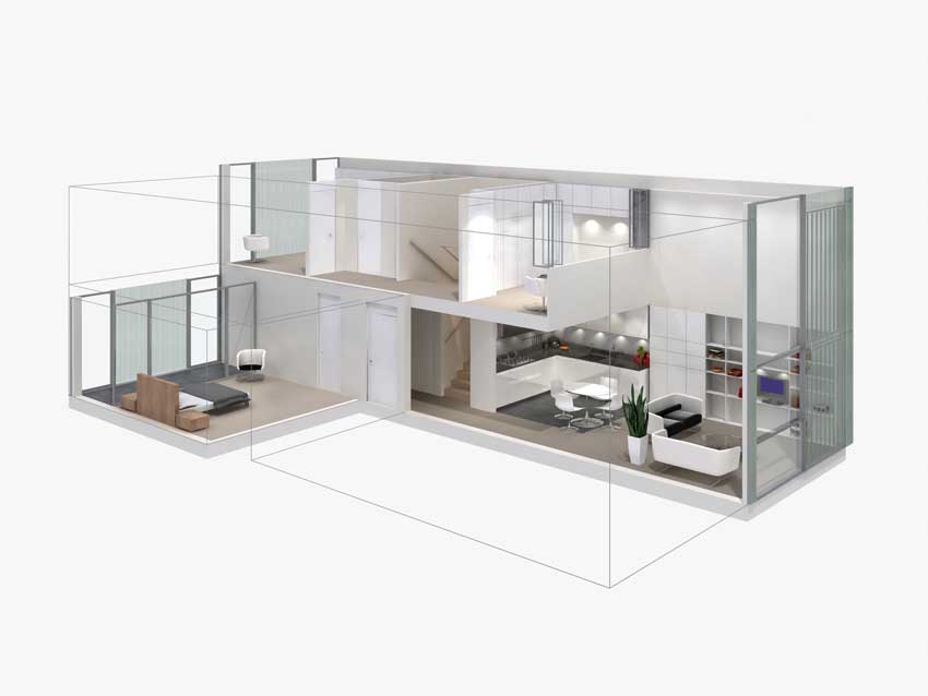 MiLoft House, Loft Style Living, Design, Architect, MiLoft | e-