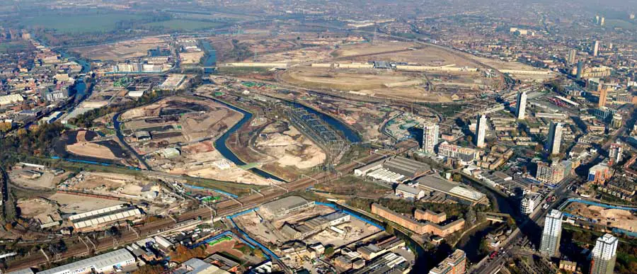Aerial photos of Olympic Park
