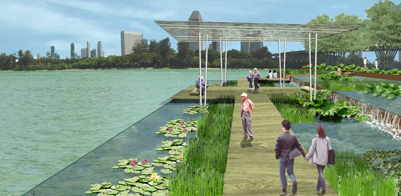 Singapore Landscape - Waterfront Gardens Contest - e-architect