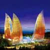 Baku Flame Towers Azerbaijan Buildings