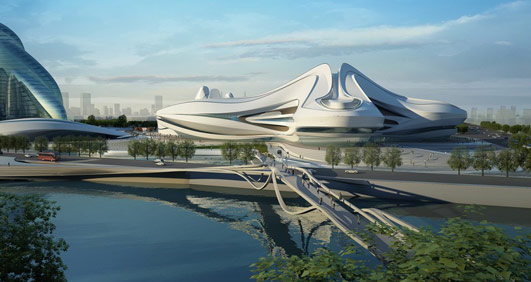 Changsha Meixihu Internacional Cultura y Edificio Centro de Arte