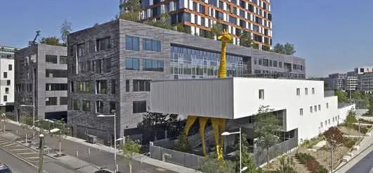 Giraffe Childcare Center Building Paris Architectural Developments