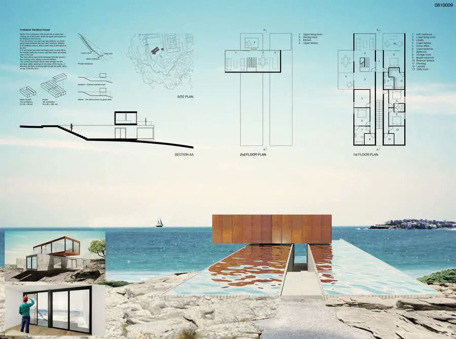 Container Vacation House Competition runnerup 3 - e-architect