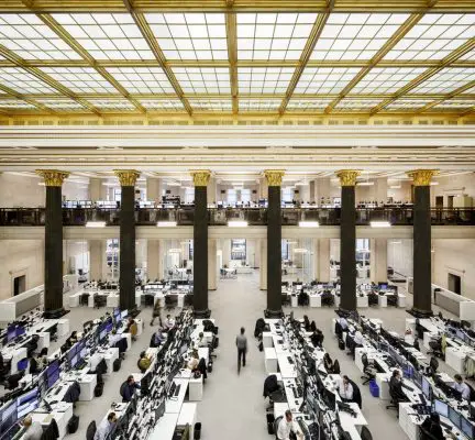 National Bank Trading Floor in Montreal