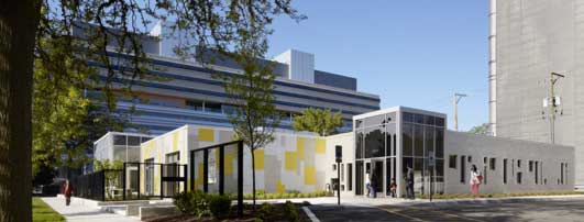 Early Childcare Center West University of Chicago Building design by Ross Barney Architects
