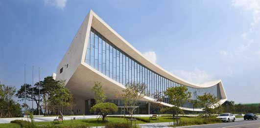 National Library of Sejong City Korea design by Samoo, Architects & Engineers