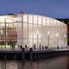 Pier 5 Recreational Building, New York - designs by Michael Van Valkenburgh Associates ; Architecture Research Office ; JCDA