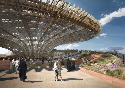 Dubai Expo 2020 Sustainability Pavilion design by Grimshaw