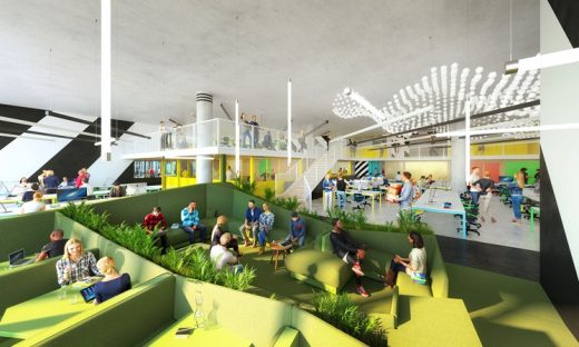 Co-working space at Huckletree West in White City