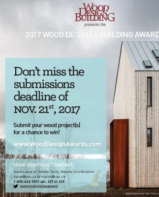 2017 Wood Design & Building Awards