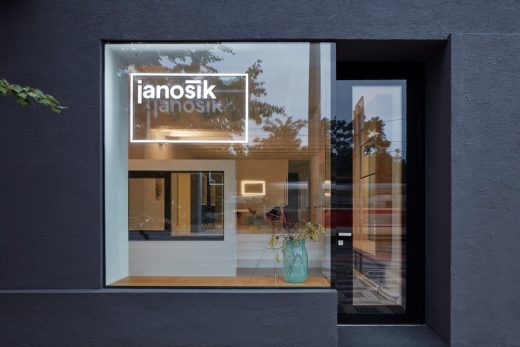 Janosik Design Window Showroom in Prague