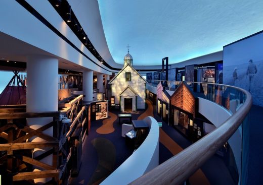 Illuminations of the Canadian Museum of History in Gatineau
