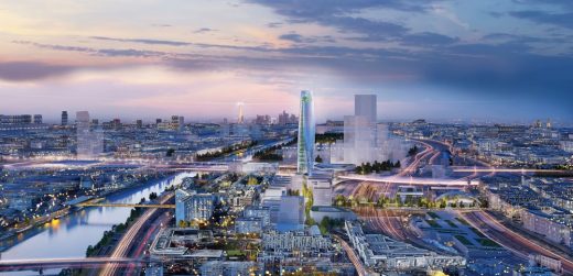 Charenton-Bercy District Masterplan and Tower