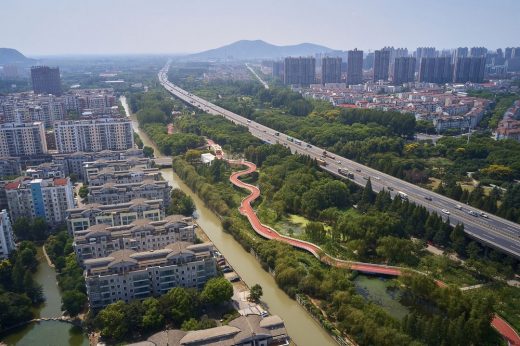 Jiangyin Greenway in Jiangsu Province, China