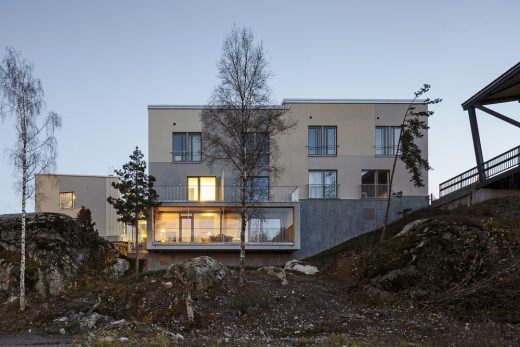 Housing on the Rocks in Viikinmäki, Helsinki