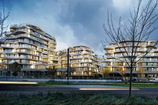 Courbes Apartment Building in Colombes, Paris