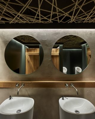 Olomouc Steak Restaurant bathroom mirrors washroom